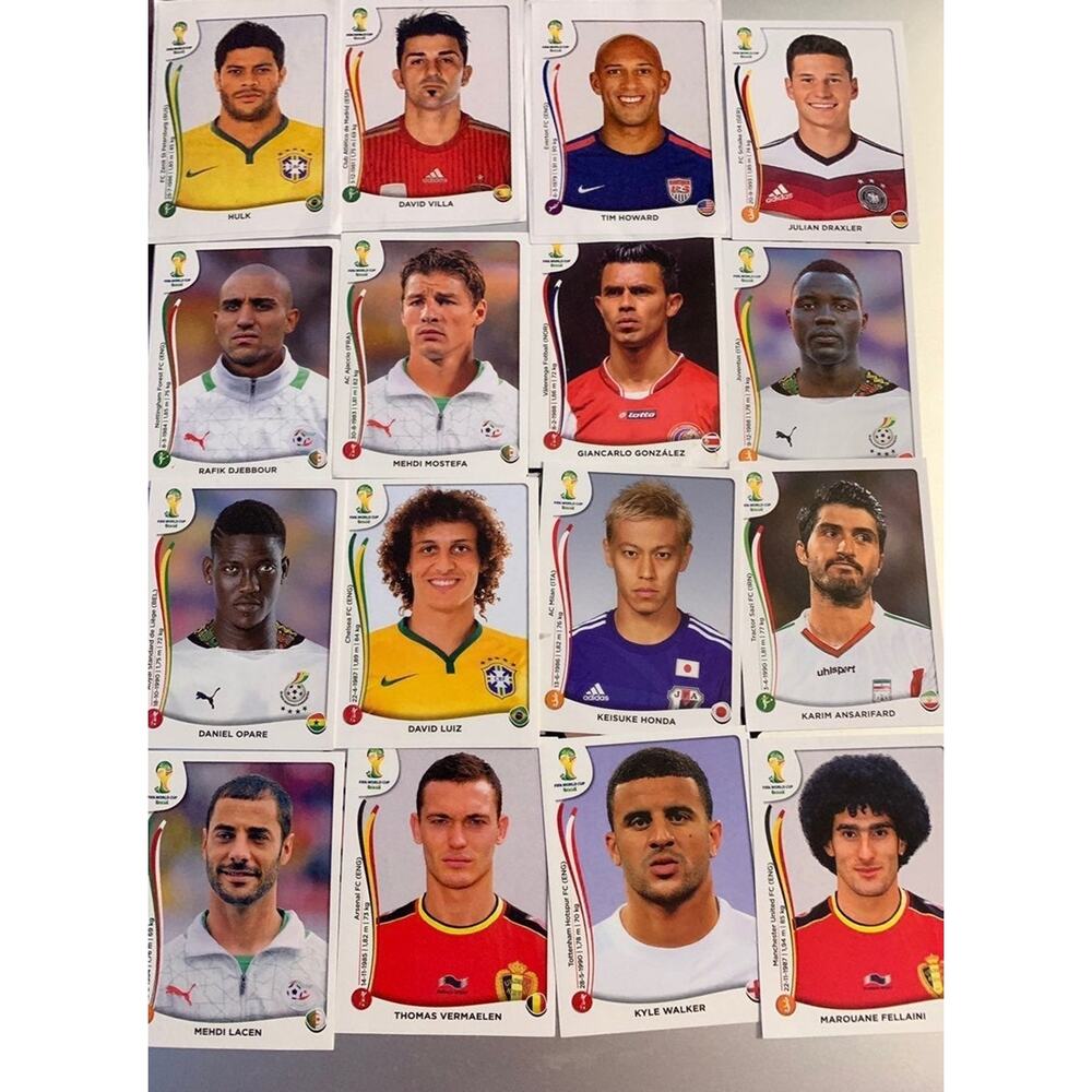 Bundle Of Panini Soccer Stickers